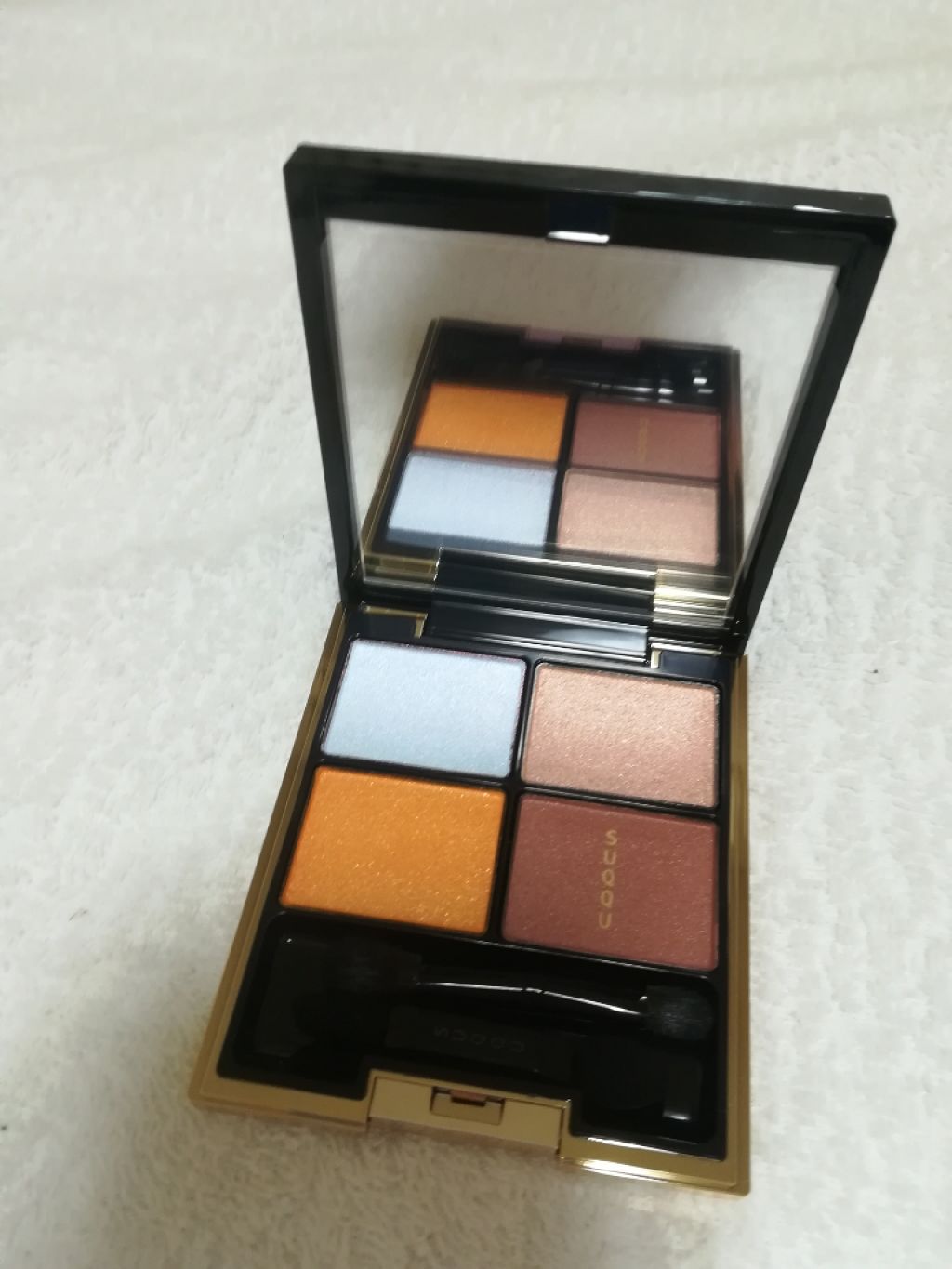 デザイニング カラー アイズ 124 透葵陽 -TOUKIYOU（限定）/SUQQU/アイシャドウパレットを使ったクチコミ（1枚目）