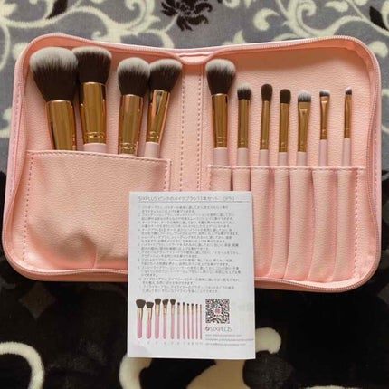 貴族のゴールド メイクブラシ11本セット 化粧ポーチ付き/SIXPLUS/メイクブラシを使ったクチコミ(1枚目)