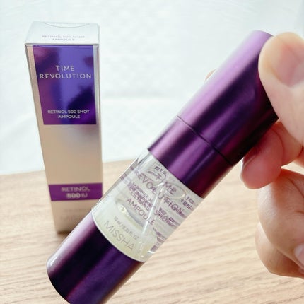 ミシャ タイムレボリューション レチ500ショット美容液/MISSHA/美容液を使ったクチコミ(2枚目)