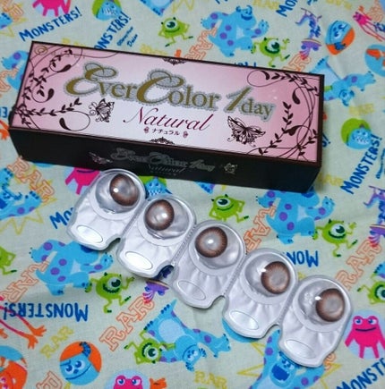 エバーカラーワンデー ナチュラル/エバーカラー/ワンデー(1DAY)カラコンを使ったクチコミ(1枚目)