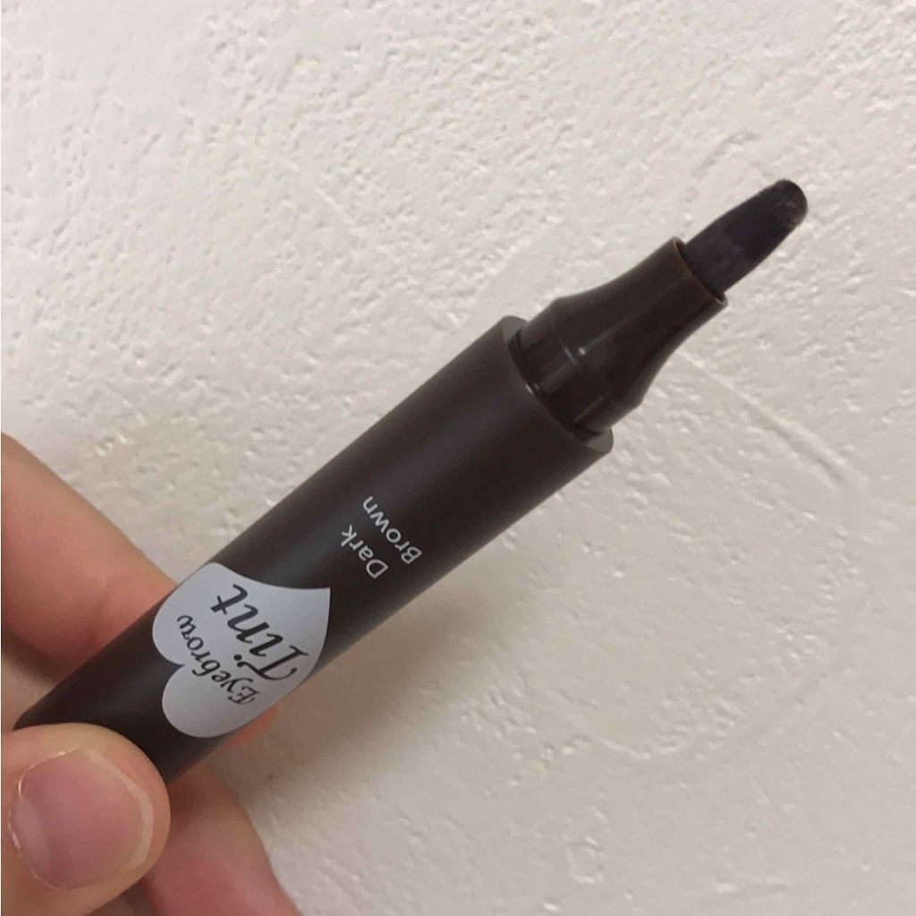 アイブロウティント/DAISO/眉ティントを使ったクチコミ（2枚目）