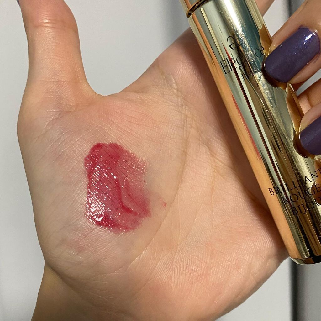 エレガンス ブリリアント ルージュ ビジュー/Elégance/リップグロスを使ったクチコミ(7枚目)
