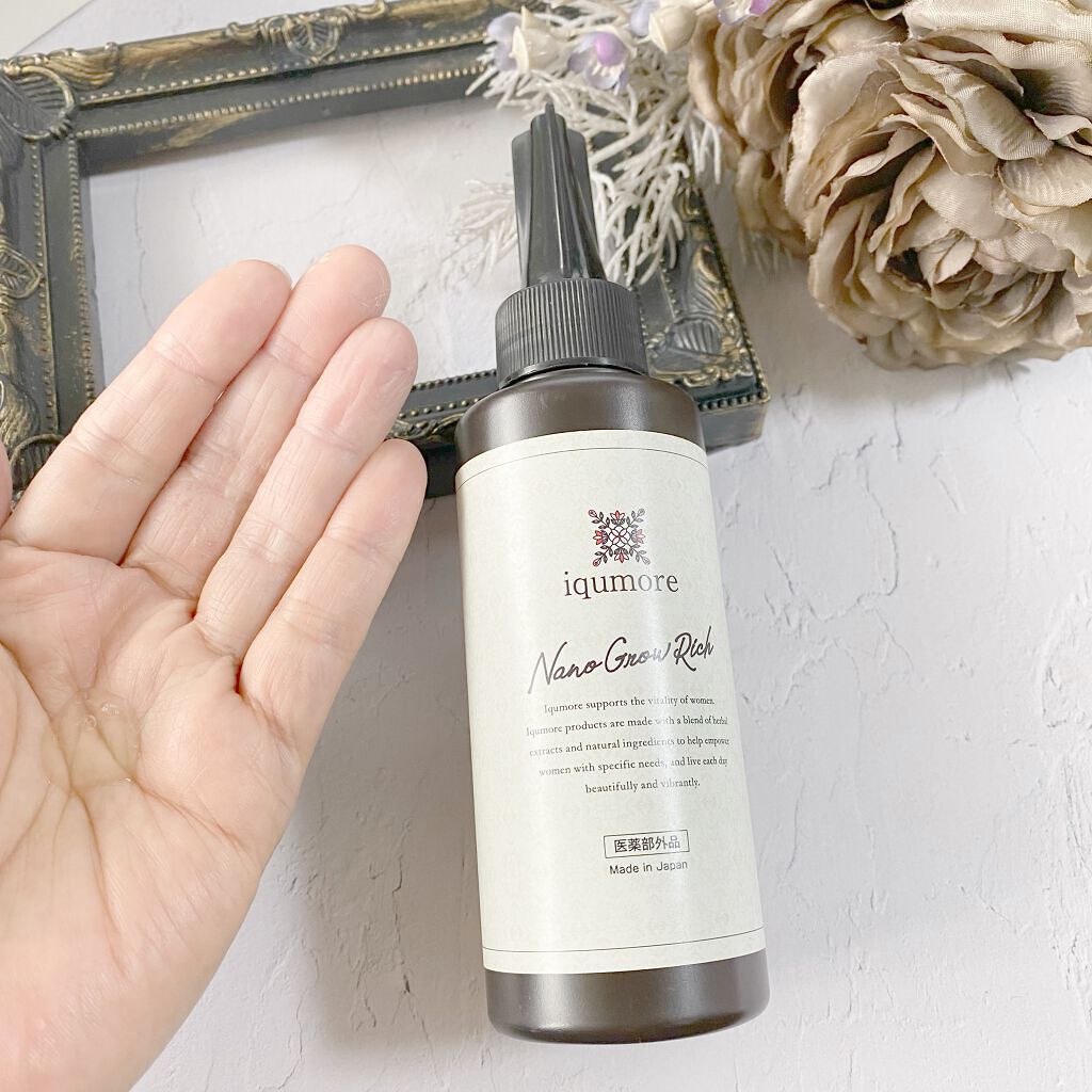 ナノグロウリッチ/iqumore/頭皮ローションを使ったクチコミ（2枚目）