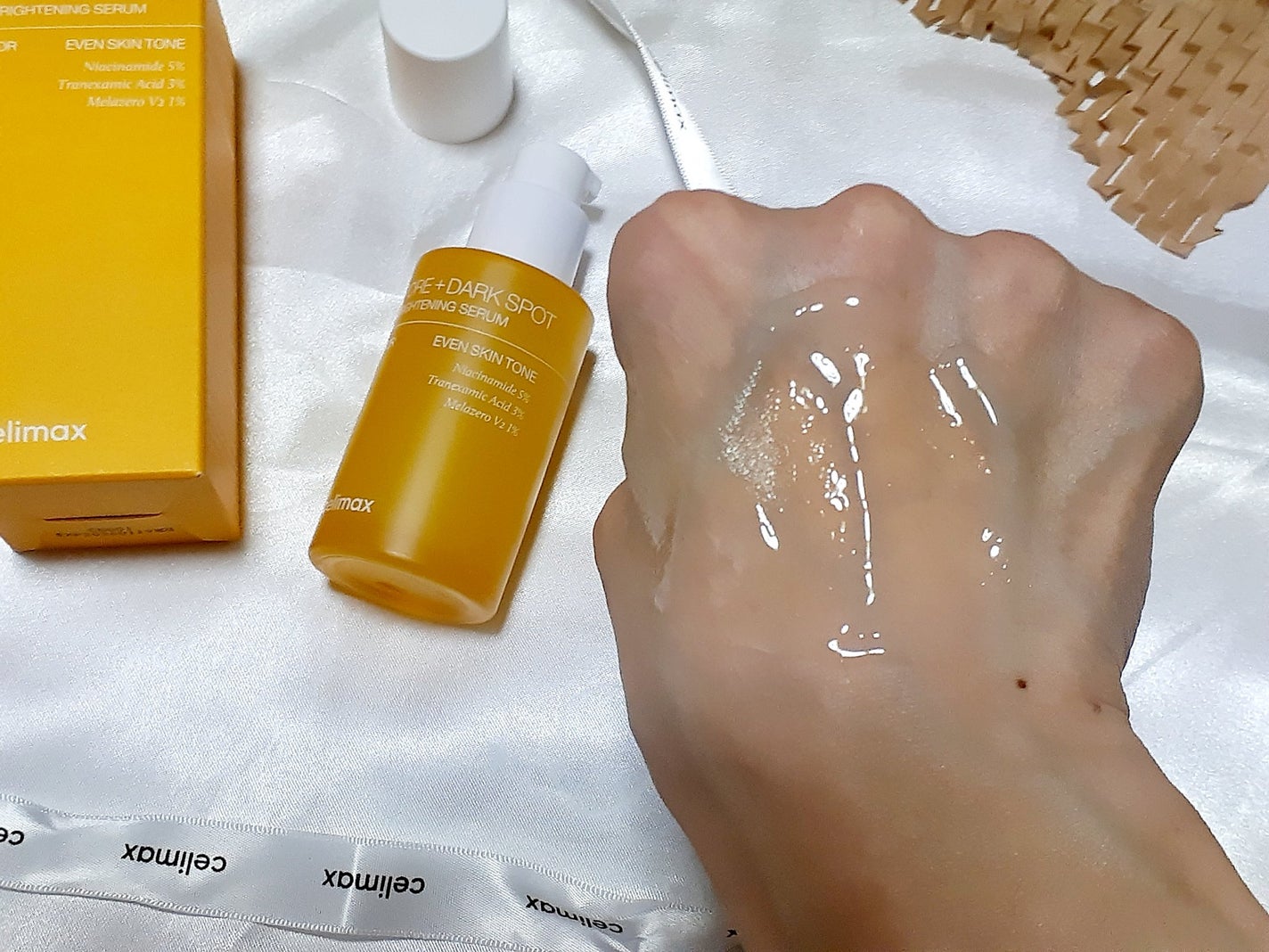 ポア ブライトニング シミケアセラム/celimax/美容液を使ったクチコミ(4枚目)