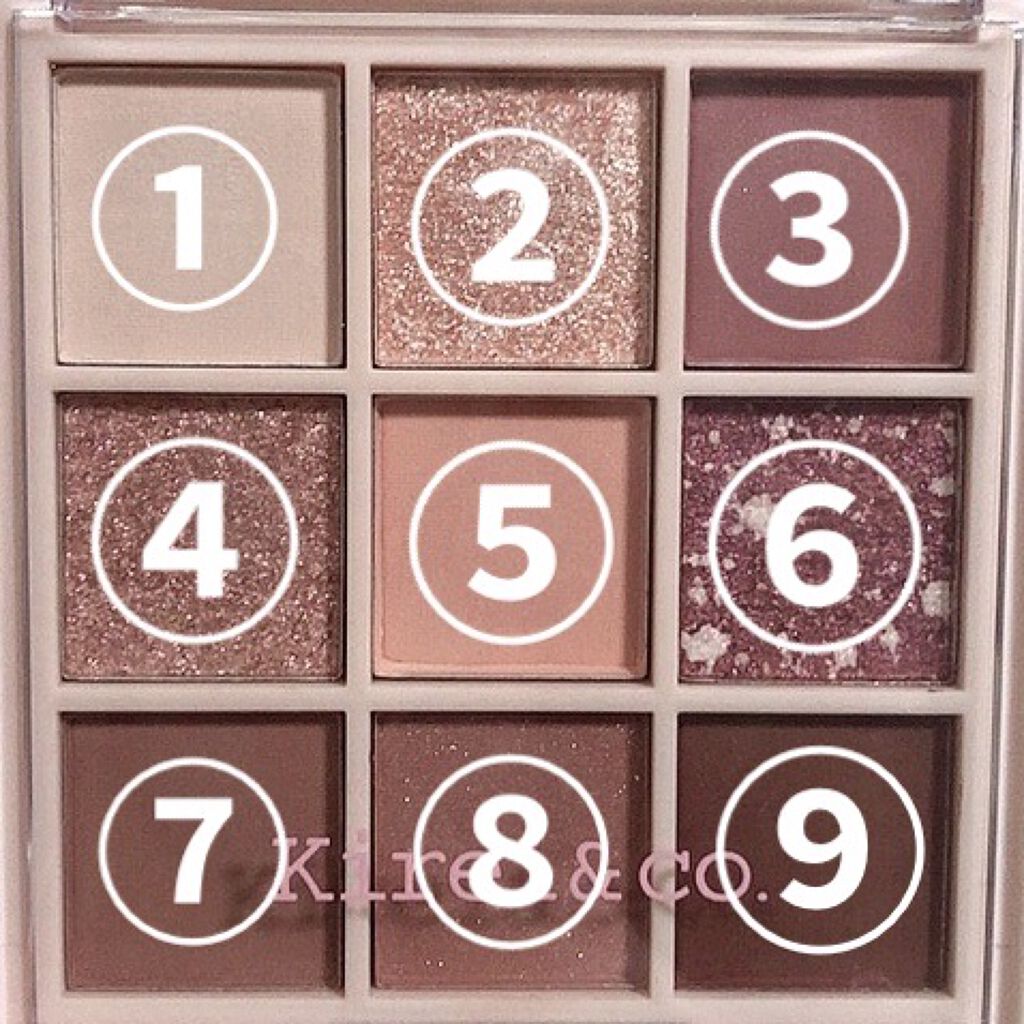 アイシャドウパレット/Kirei&co./アイシャドウパレットを使ったクチコミ（2枚目）