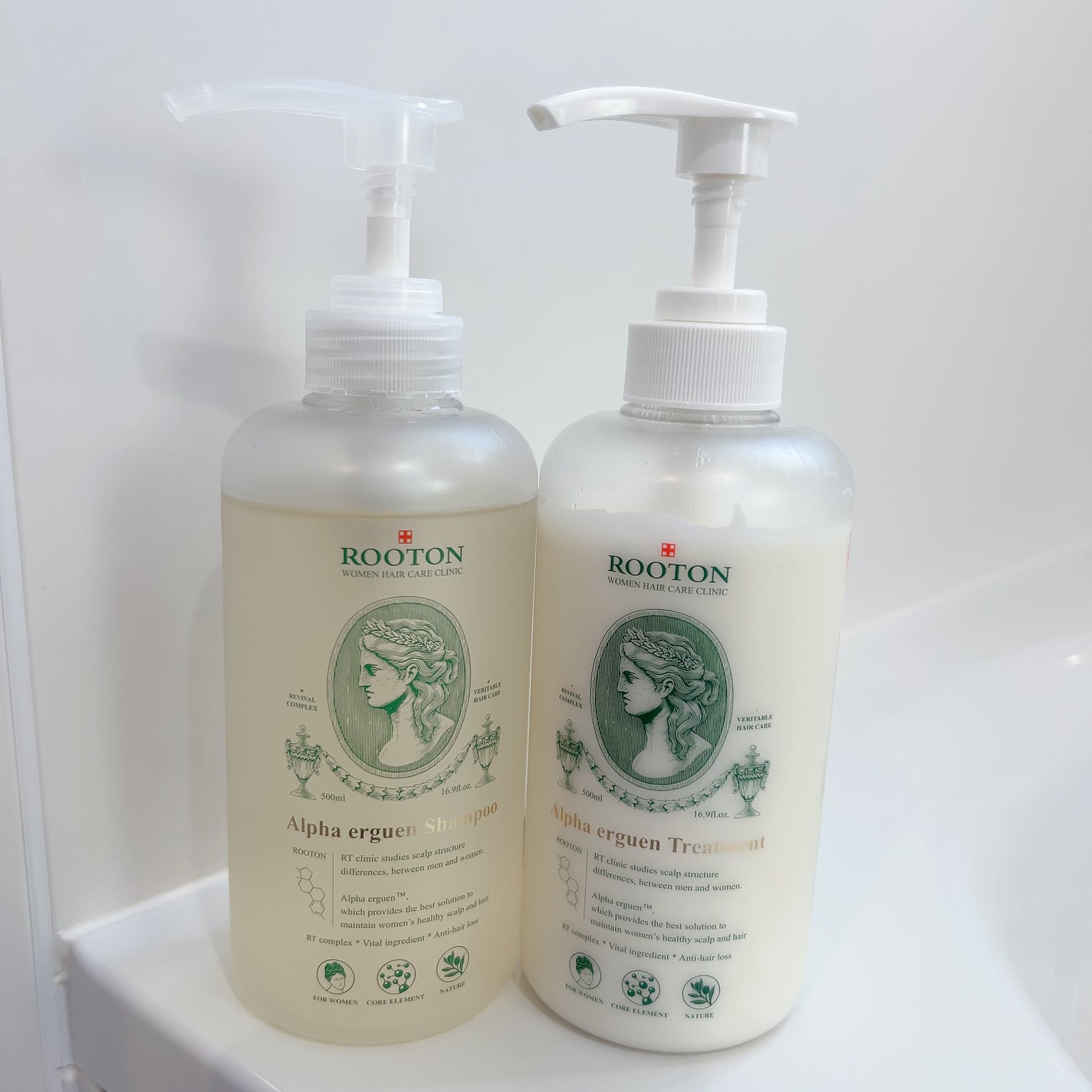 アルファエルゲンンシャンプー/トリートメント/ROOTON/市販シャンプーを使ったクチコミ(1枚目)