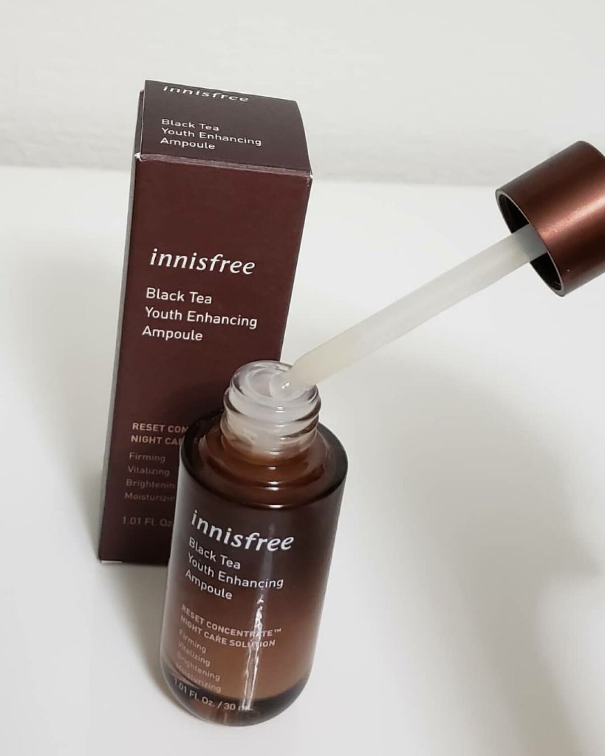 ブラックティー ユース セラム/innisfree/美容液を使ったクチコミ(3枚目)