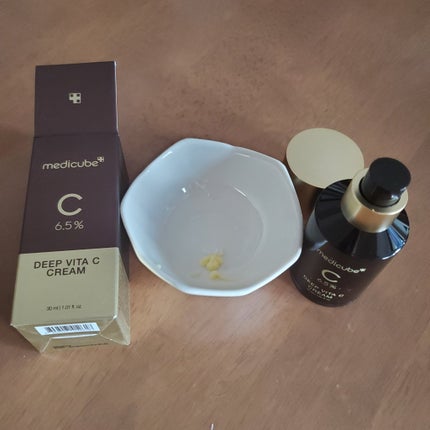 ディープビタCクリーム/MEDICUBE/フェイスクリームを使ったクチコミ(3枚目)