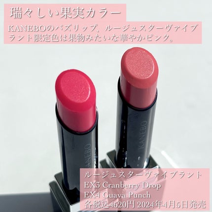ルージュスターヴァイブラント/KANEBO/口紅を使ったクチコミ(2枚目)