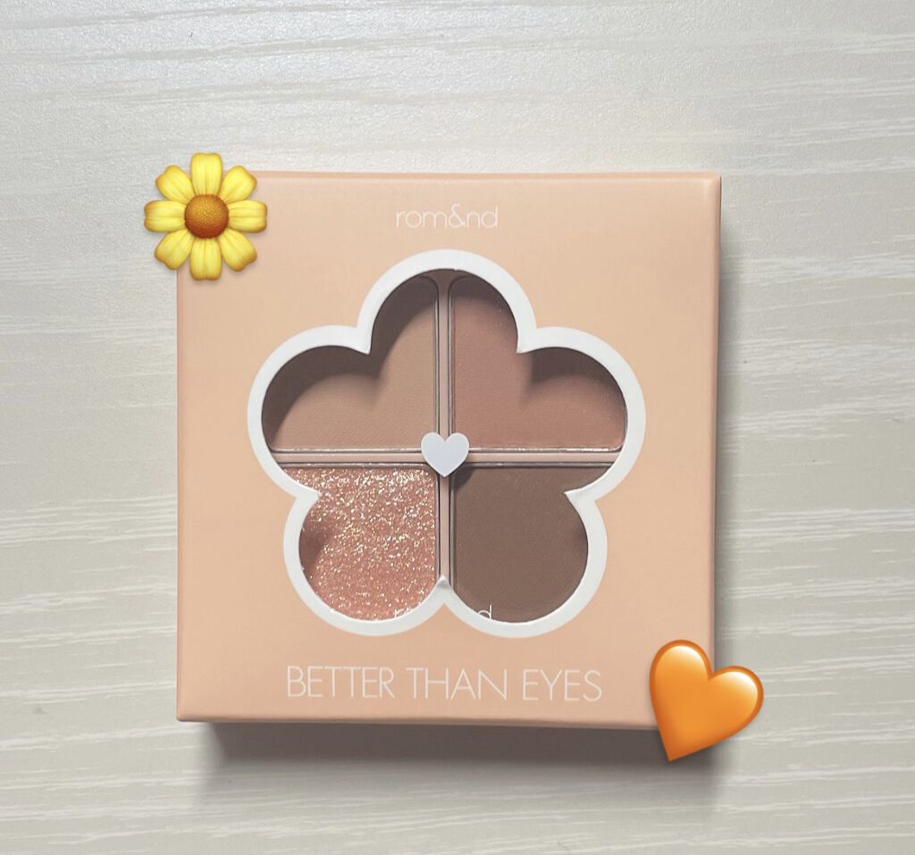 ベターザンアイズ/rom&nd/アイシャドウパレットを使ったクチコミ（1枚目）