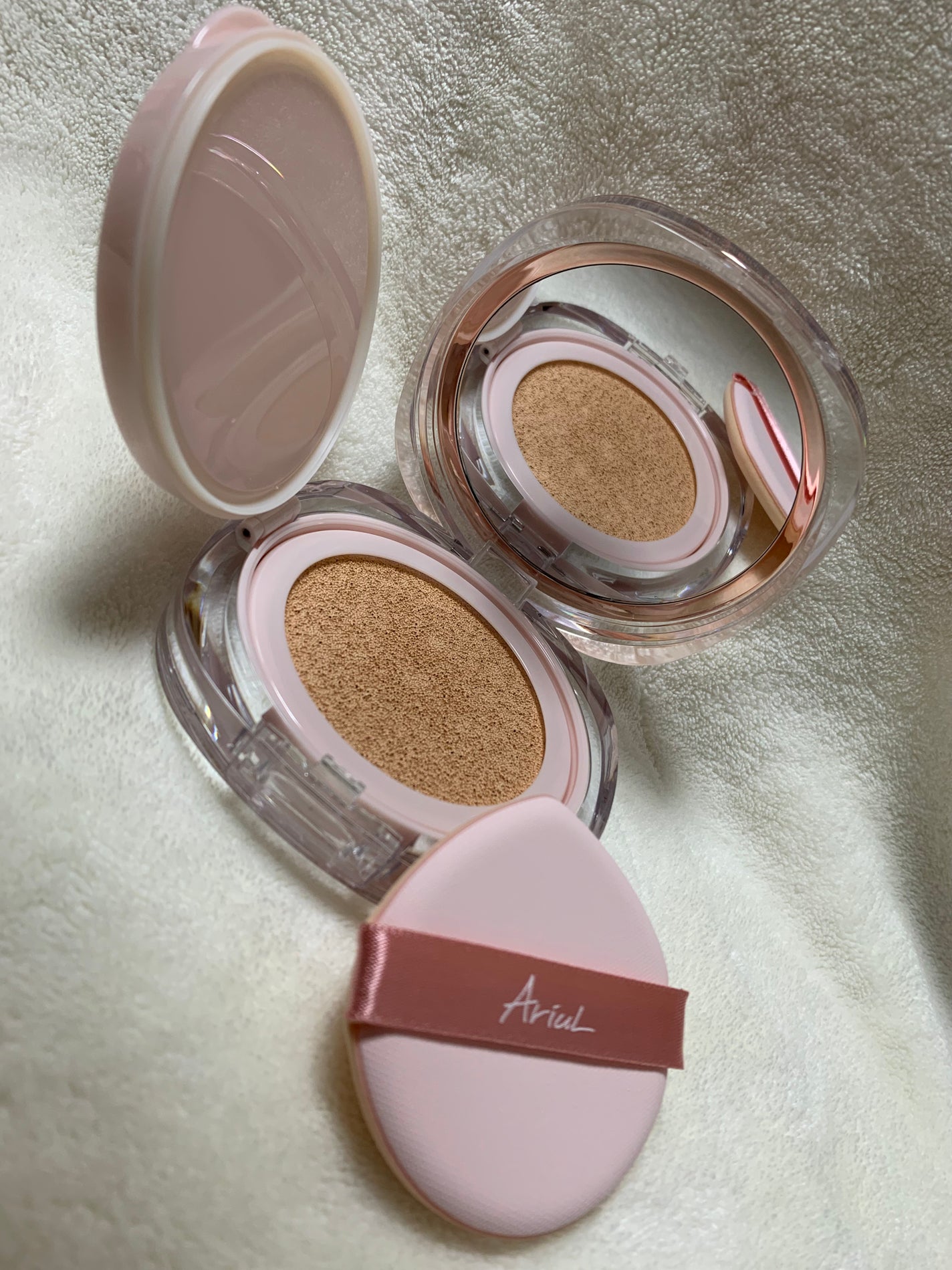 アリウル インクフェザーカバーラスティングクッション/Ariul/クッションファンデーションを使ったクチコミ(3枚目)