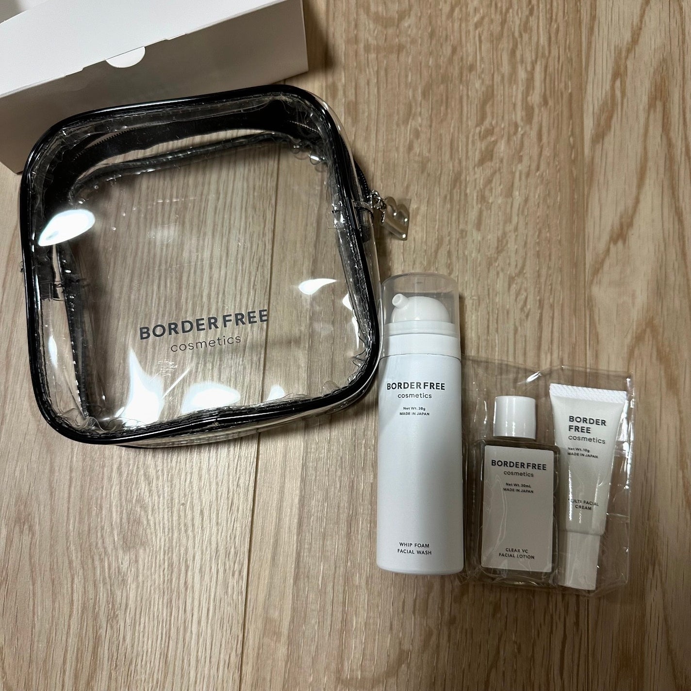 ミニサイズスキンケアセット/BORDER FREE cosmetics/トライアルキットを使ったクチコミ(2枚目)