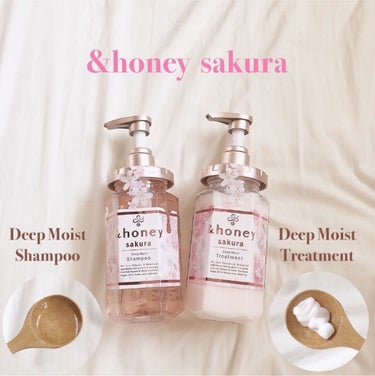 サクラ ディープモイスト シャンプー1.0/ヘアトリートメント2.0/&honey/シャンプー・コンディショナーを使ったクチコミ（2枚目）