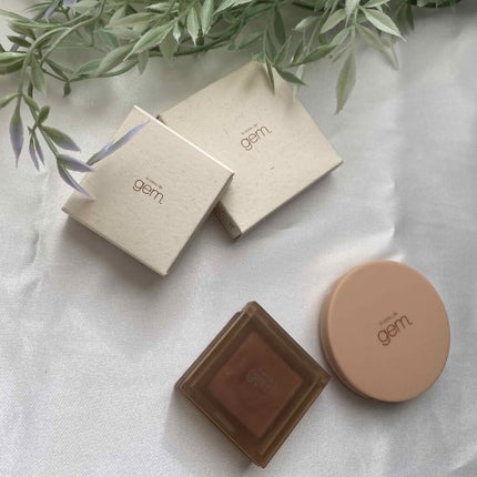 gemini glow highlight/la peau de gem./クリームハイライトを使ったクチコミ(4枚目)