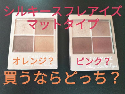 シルキースフレアイズ(マットタイプ)/キャンメイク/アイシャドウパレットを使ったクチコミ(1枚目)