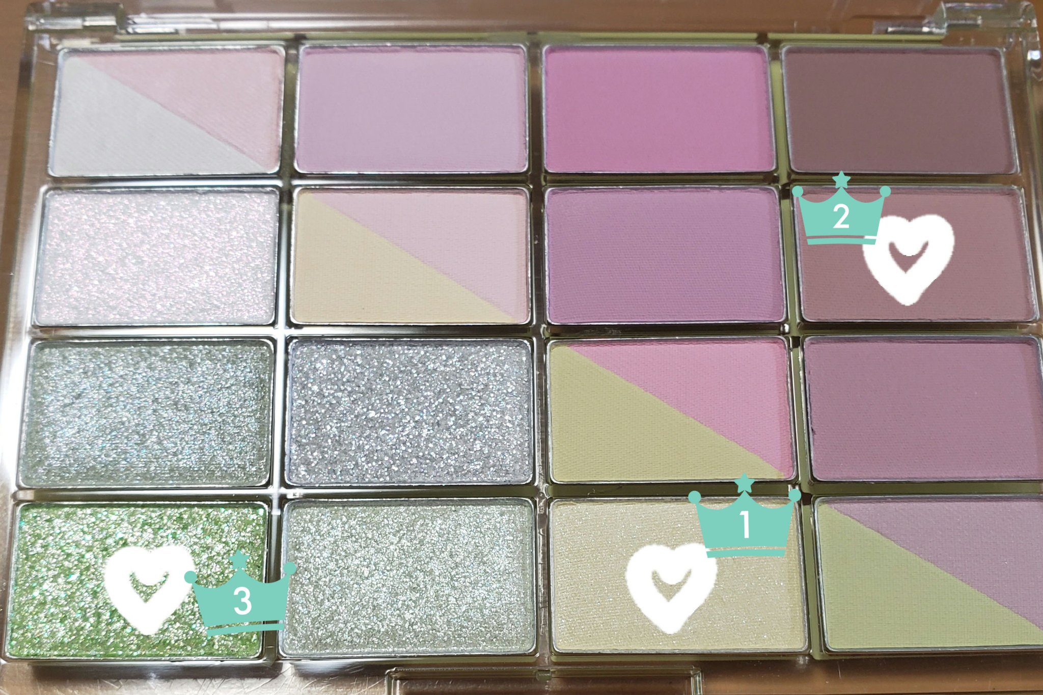 ダイヤモンドシリーズ カラーマスカラ/ZEESEA/マスカラを使ったクチコミ（2枚目）