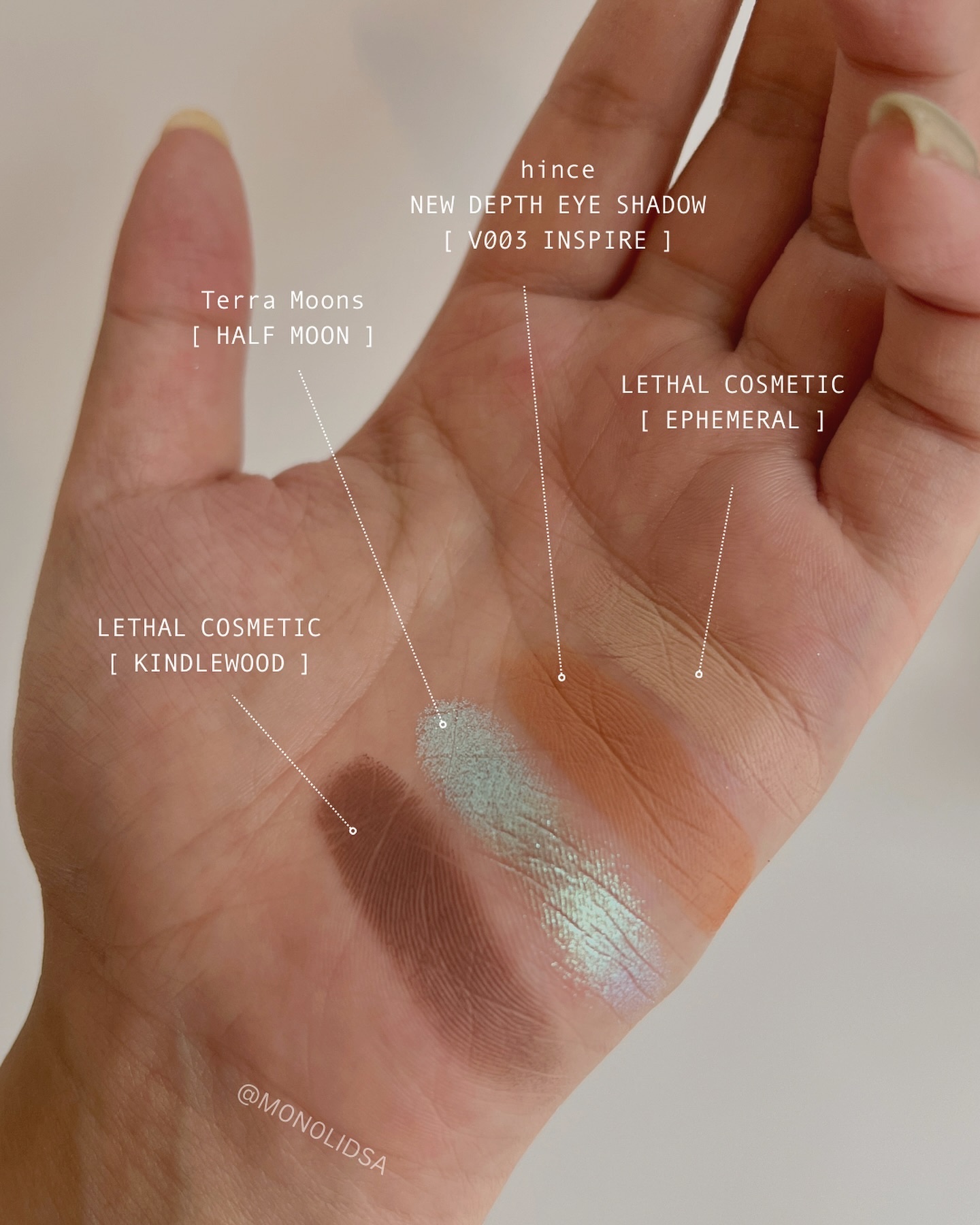 iridescent chameleon/terra moons/単色アイシャドウを使ったクチコミ（2枚目）