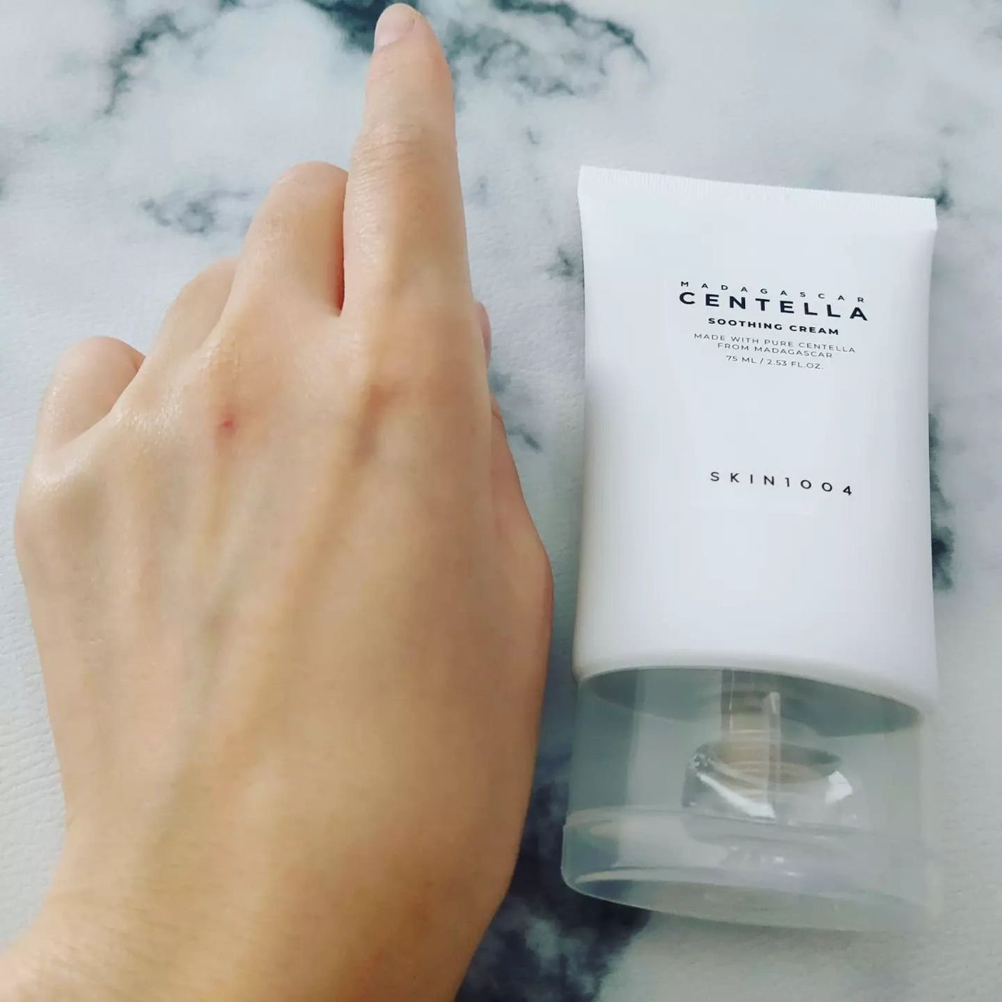 センテラ スージングクリーム/SKIN1004/フェイスクリームを使ったクチコミ(5枚目)