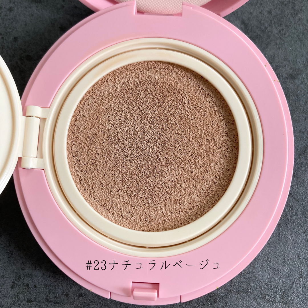 PROBIOエッセンスクッション 23 ナチュラルベージュ/ネイチャーリパブリック/クッションファンデーションを使ったクチコミ（3枚目）