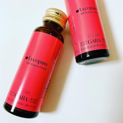リコピュア BH トマトドリンクのクチコミ「GABA配合のドリンクを、10日間お試しさせて頂きました🙆♀️
GABAには睡眠の質向上や.....」(1枚目)