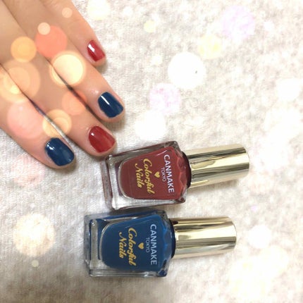カラフルネイルズ/キャンメイク/マニキュアを使ったクチコミ(1枚目)