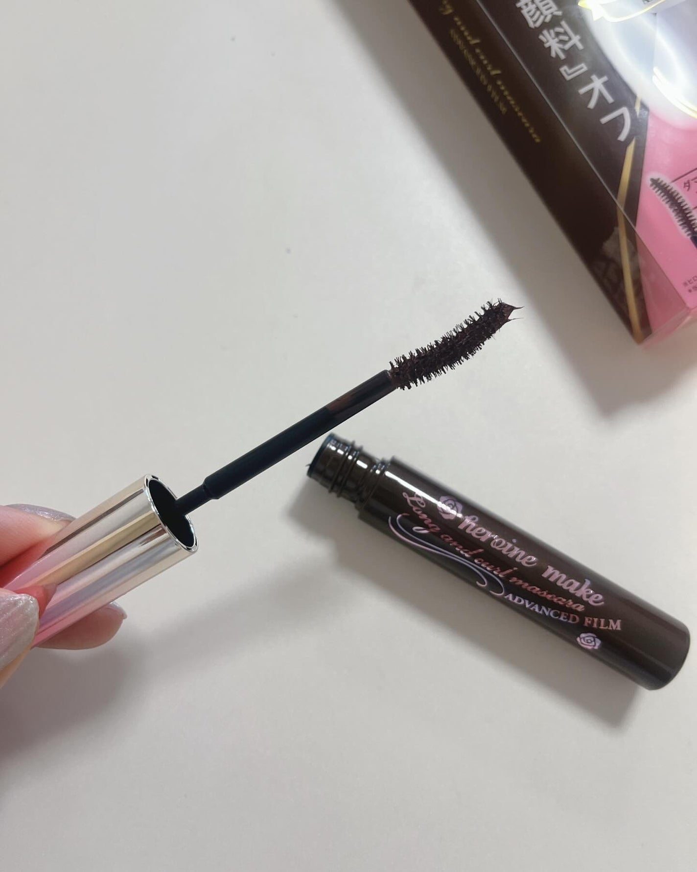 ロング&カールマスカラ アドバンストフィルム/ヒロインメイク/マスカラを使ったクチコミ(2枚目)