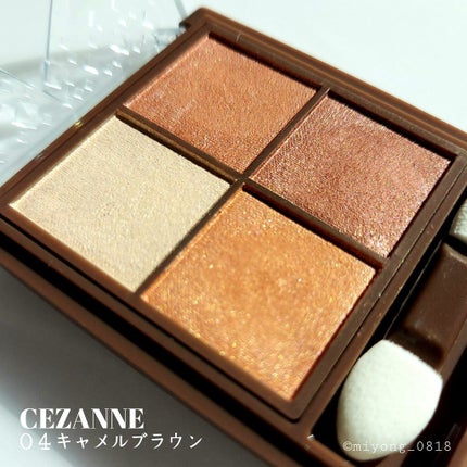ニュアンスオンアイシャドウ/CEZANNE/アイシャドウパレットを使ったクチコミ(4枚目)
