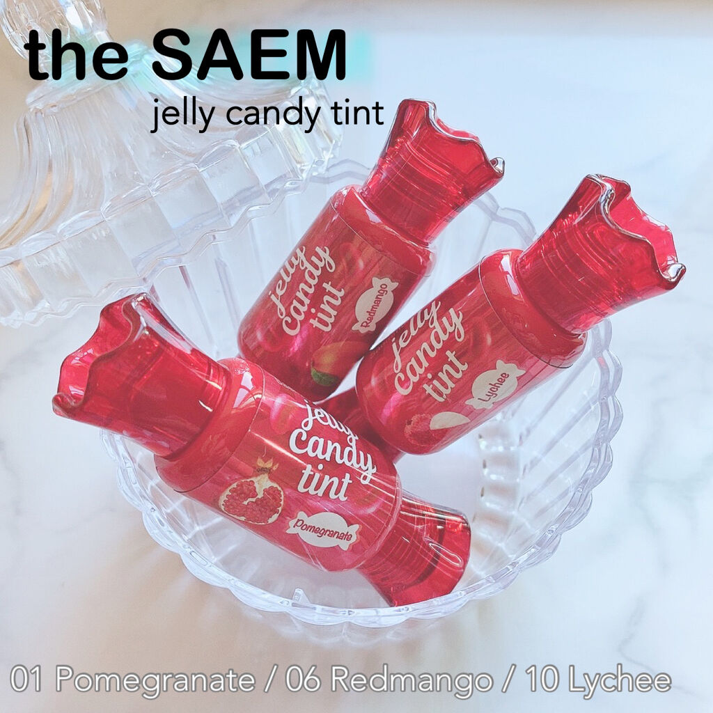 ジェリー キャンディー ティント/the SAEM/リップティントを使ったクチコミ（1枚目）