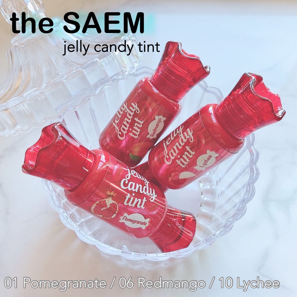 ジェリー キャンディー ティント/the SAEM/リップティントを使ったクチコミ(1枚目)