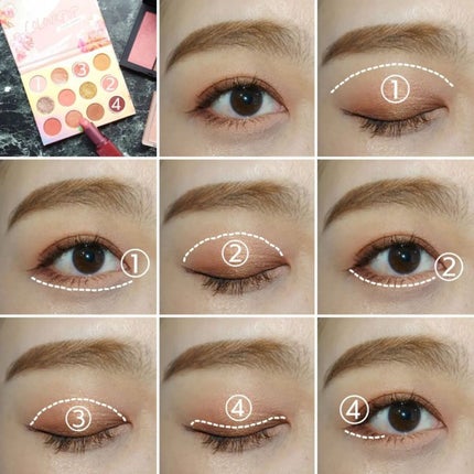 Eye Palette-Sweet Talk/ColourPop/アイシャドウパレットを使ったクチコミ(4枚目)