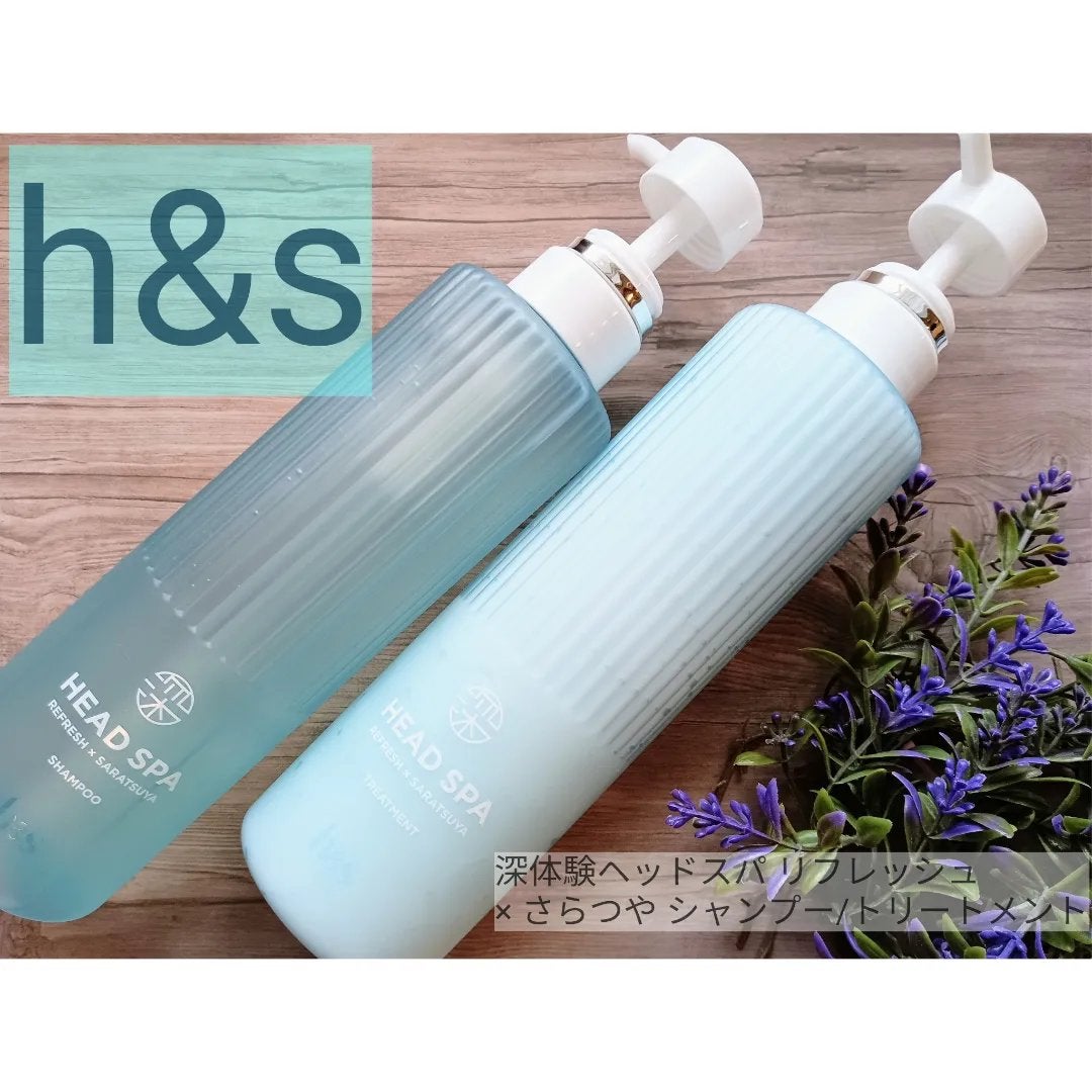 リフレッシュ × さらつや シャンプー/トリートメント/h&s/市販シャンプーを使ったクチコミ(1枚目)
