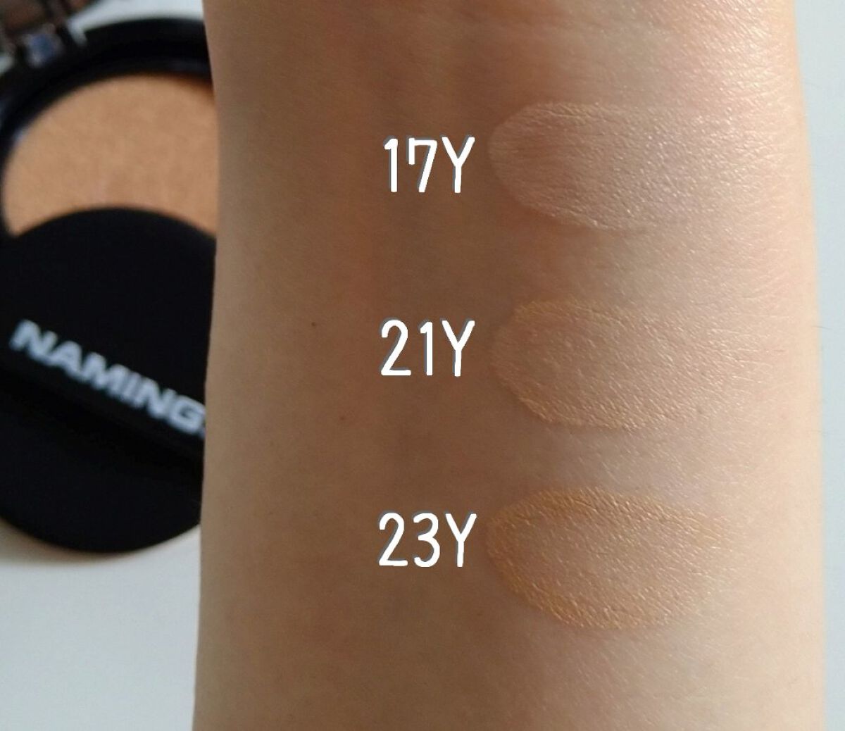 ネーミング レイヤード フィットクッション/NAMING./クッションファンデーションを使ったクチコミ（3枚目）