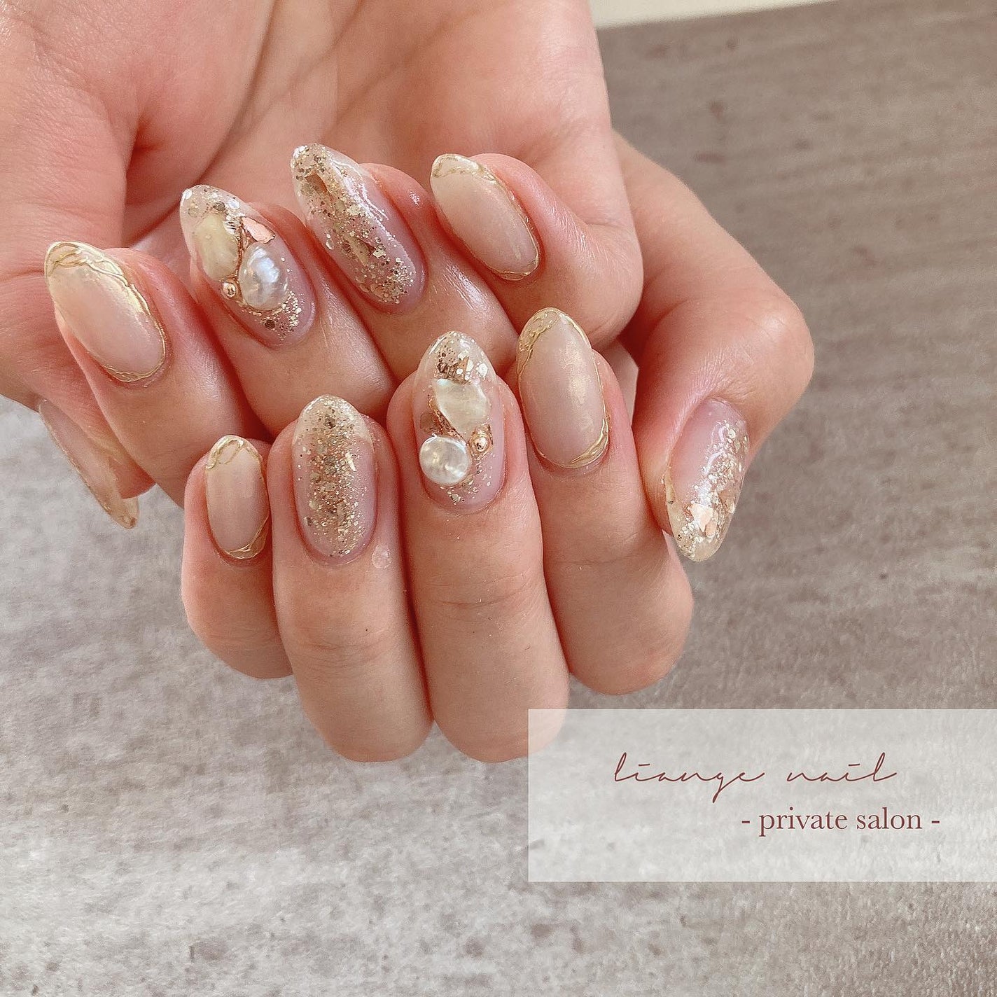 Yuki on LIPS 「.nuancenail🌿..使用item↓▫︎JewelryC..」(1枚目)