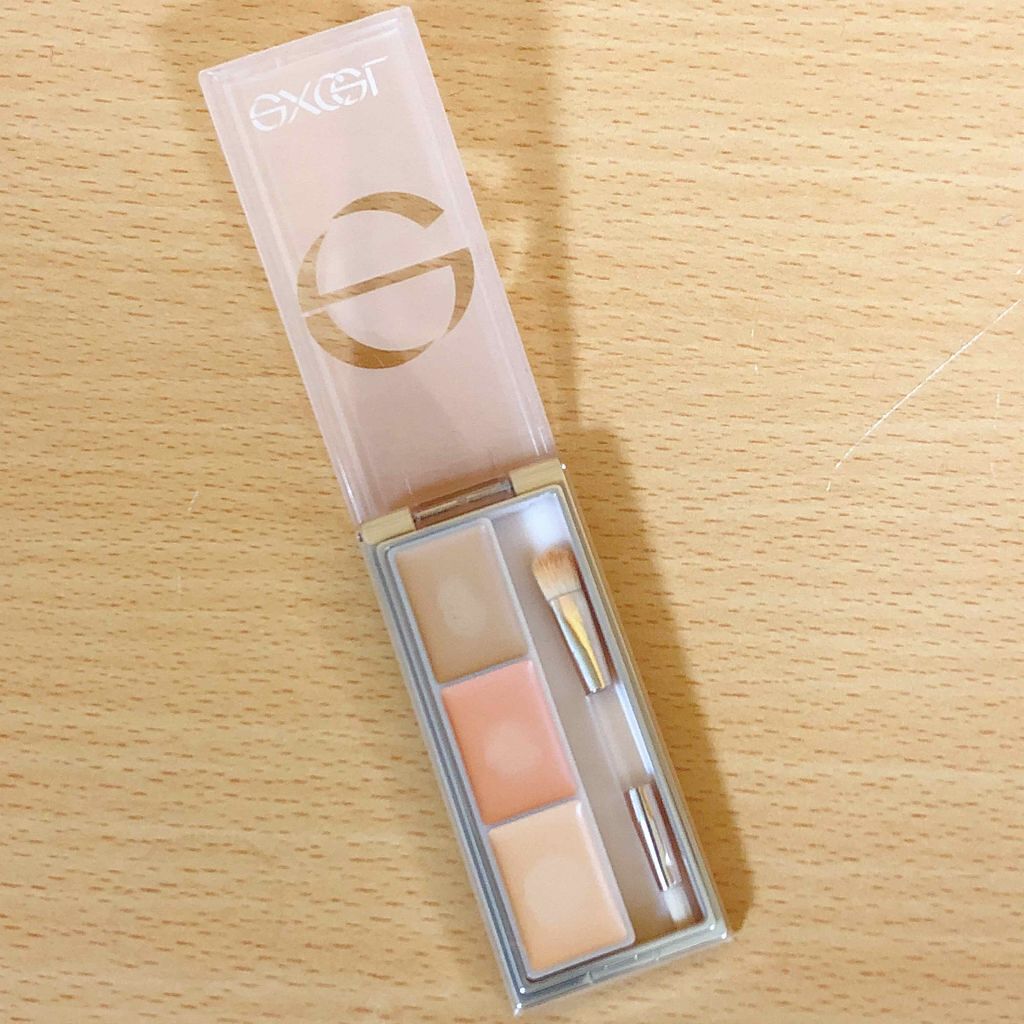 サイレントカバー コンシーラー/excel/パレットコンシーラーを使ったクチコミ（2枚目）