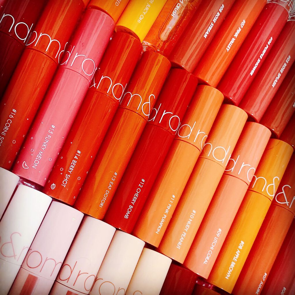 ジューシーラスティングティント/rom&nd/リップティントを使ったクチコミ（1枚目）