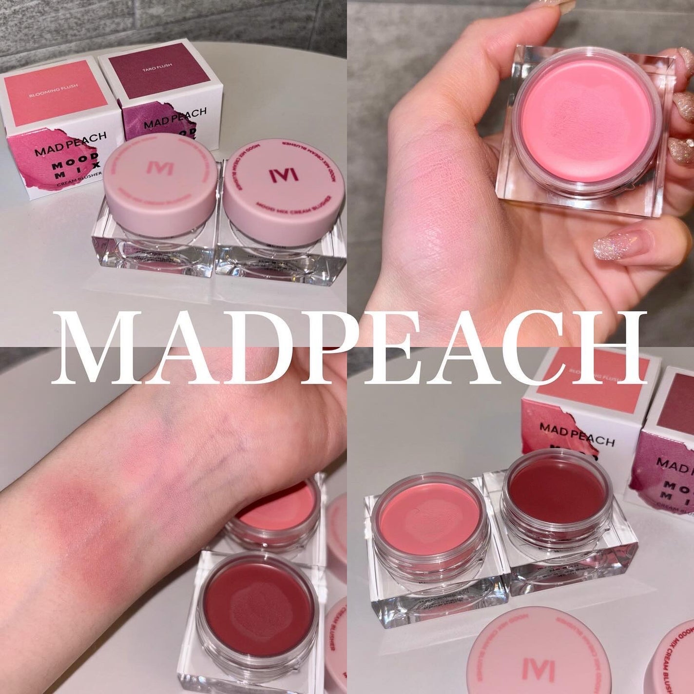 ムードミックスクリームブラッシャー/MAD PEACH/ジェル・クリームチークを使ったクチコミ(1枚目)