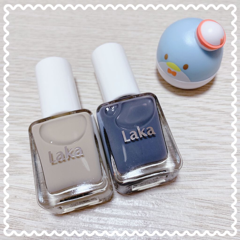 グラッシーネイルカラー Midnight Navy (SS Collection) /Laka/マニキュアを使ったクチコミ（3枚目）