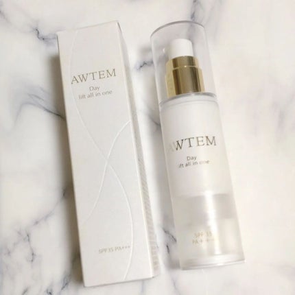 デイ リフトオールインワン(朝⽤クリーム)/AWTEM/オールインワン化粧品を使ったクチコミ(3枚目)