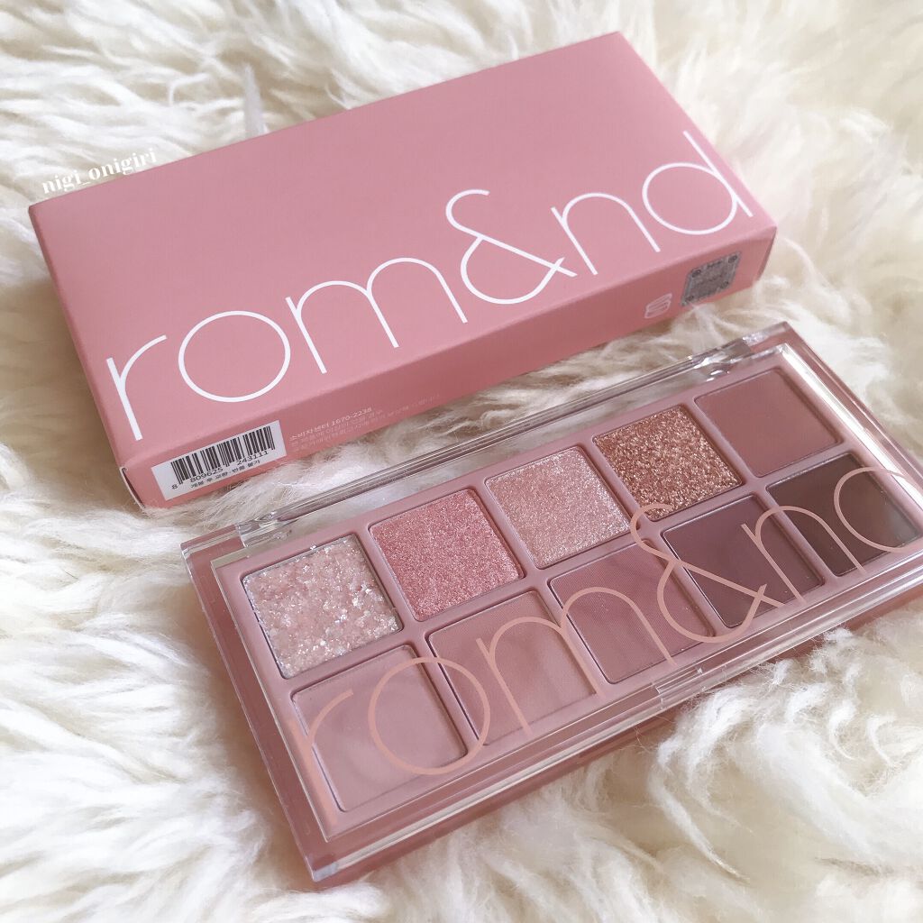 ベターザンパレット/rom&nd/アイシャドウパレットを使ったクチコミ（2枚目）