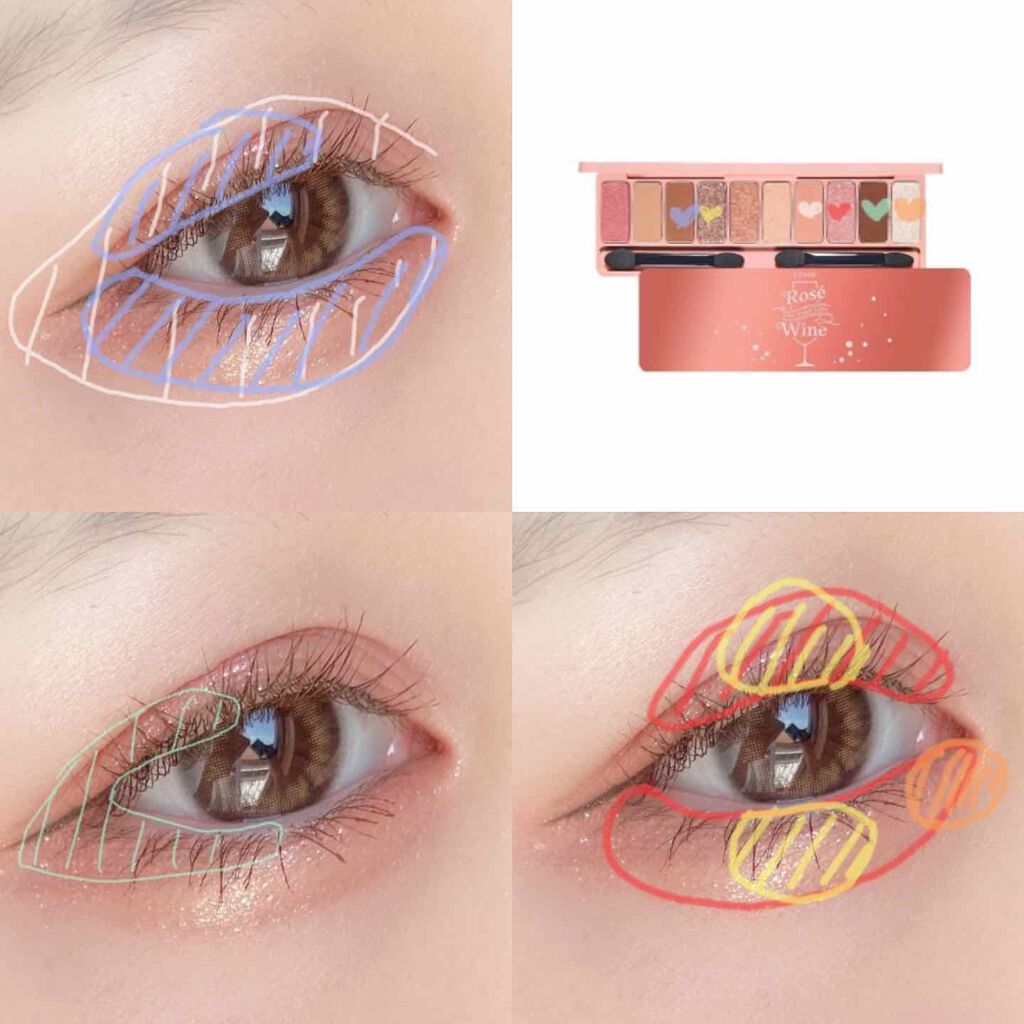 プレイカラー アイシャドウ/ETUDE/アイシャドウパレットを使ったクチコミ(4枚目)