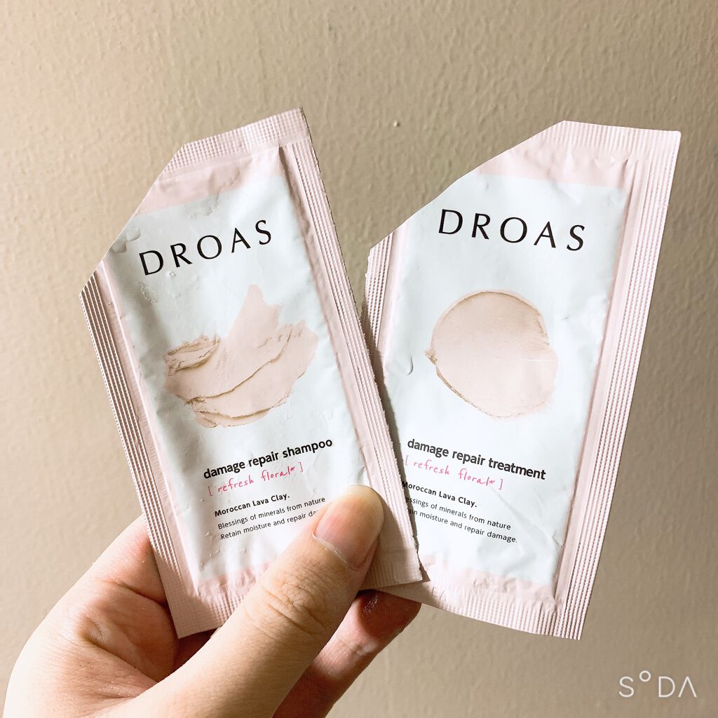 ダメージリペアシャンプー/トリートメント/DROAS/市販シャンプーを使ったクチコミ(1枚目)