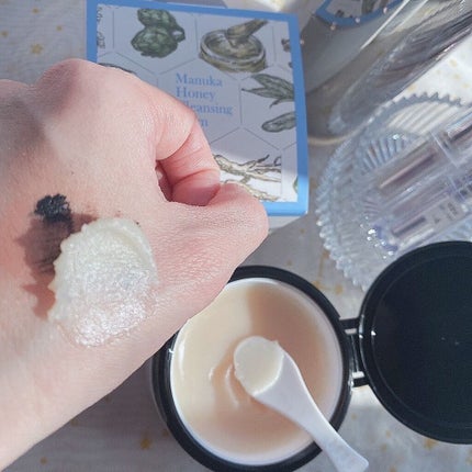 マヌカハニー クレンジングバーム/アピセラピーコスメティクス/クレンジングバームを使ったクチコミ(5枚目)
