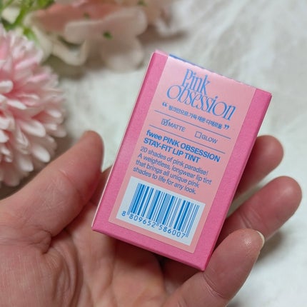 フィー ピンクオブセッションステイフィットティント M01 クリームピンク/fwee/リップティントを使ったクチコミ(3枚目)