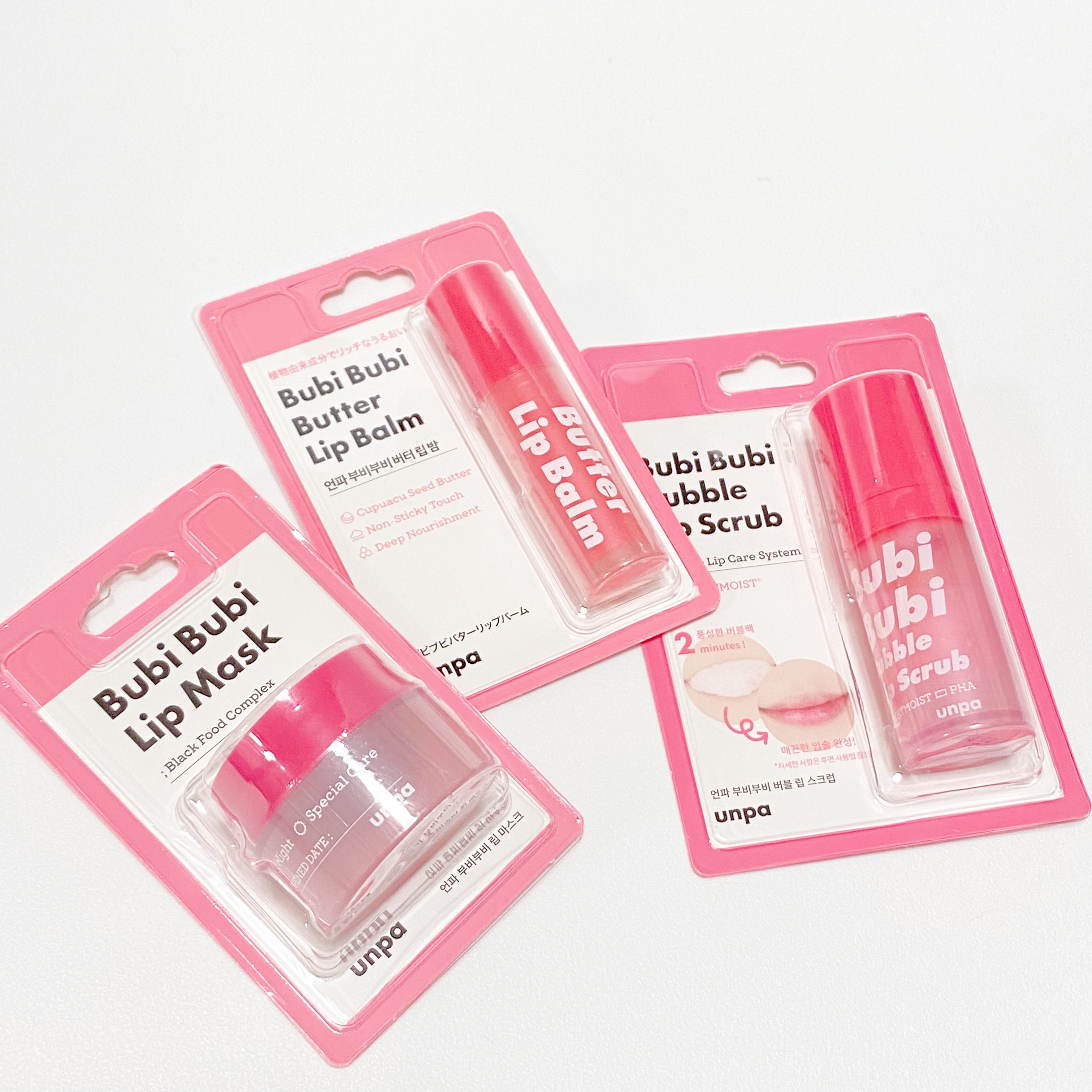 ブビブビ バブルリップスクラブ/unpa/リップスクラブを使ったクチコミ（1枚目）