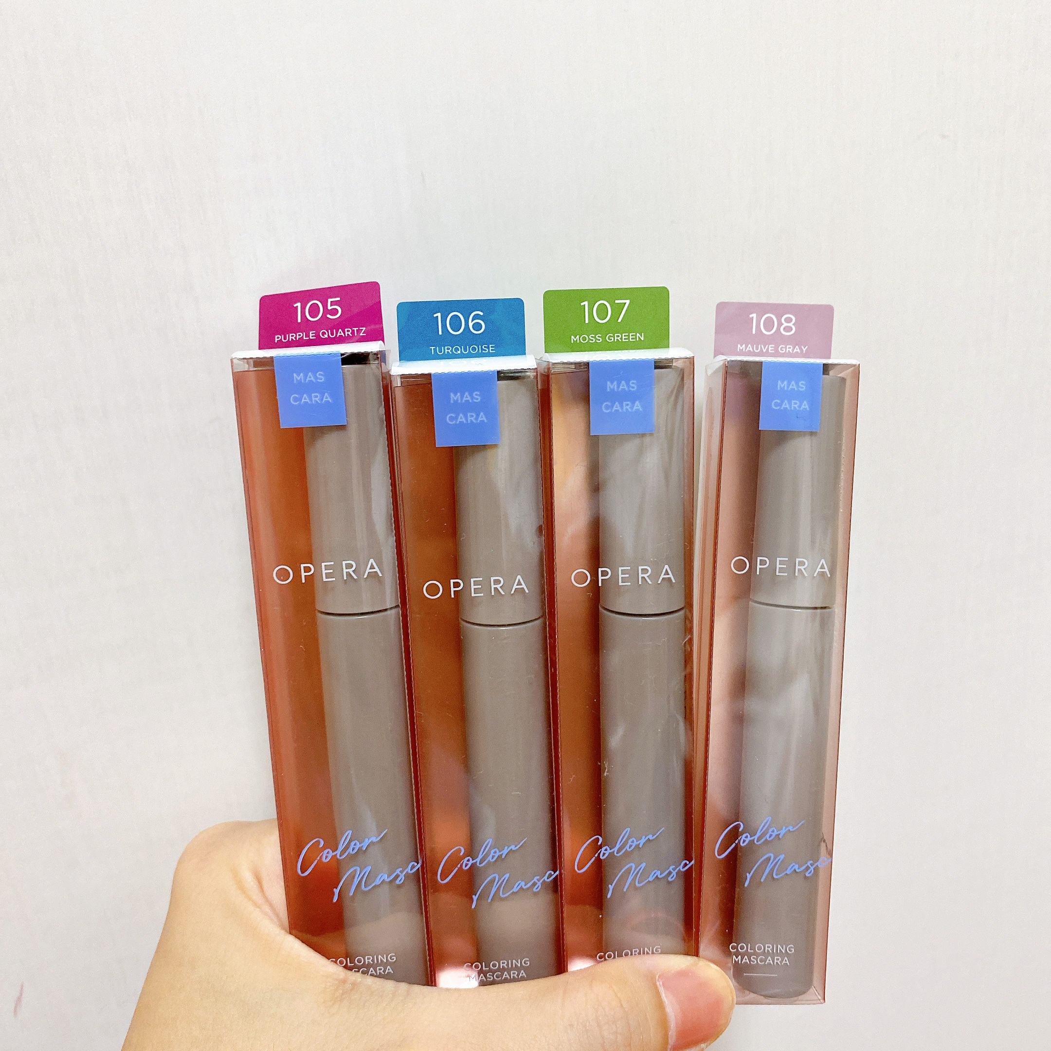 オペラ カラーリングマスカラ 104 ブライトコーラル（限定色）/OPERA/マスカラを使ったクチコミ（2枚目）