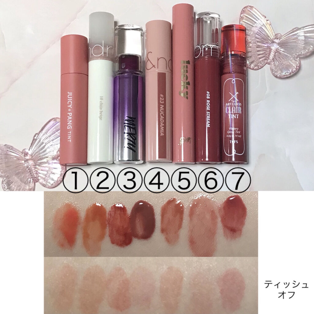 アピュー ジューシーパン ティント/A’pieu/リップティントを使ったクチコミ（2枚目）