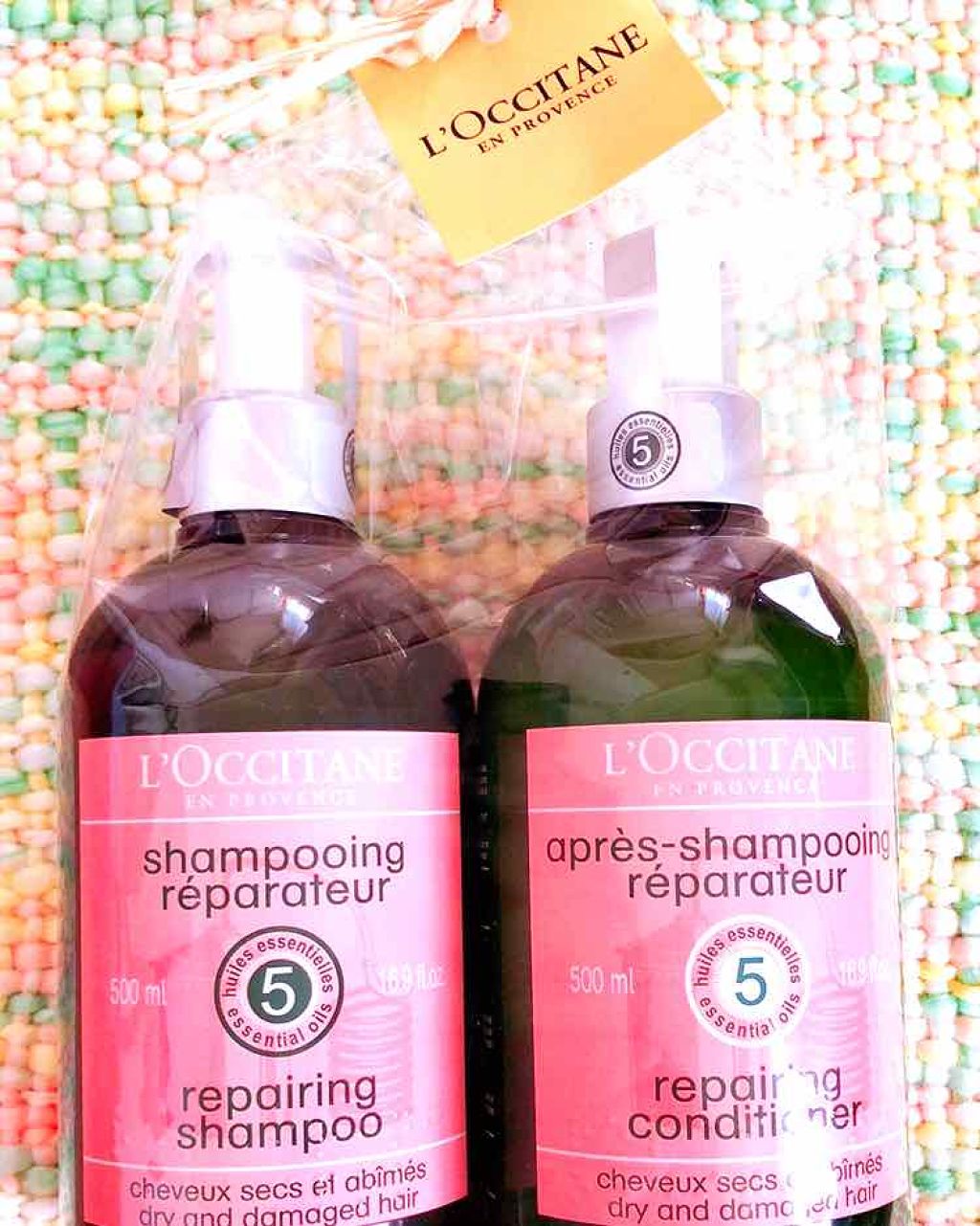 ファイブハーブスリペアリングシャンプー／コンディショナー コンディショナー500ml/L'OCCITANE/シャンプー・コンディショナーを使ったクチコミ（1枚目）