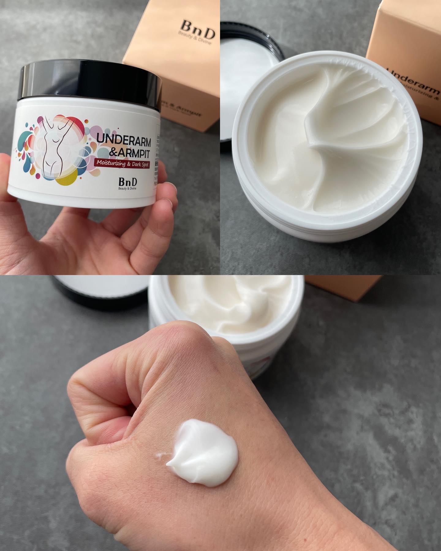 BnDアンダーアームクリーム(ボディクリーム)/BnD/デリケートゾーンケアを使ったクチコミ（3枚目）