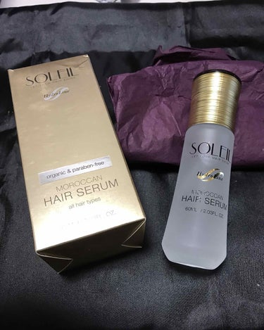 Moroccan Hair Serum 60ml/SOLEIL/ヘアオイルを使ったクチコミ（1枚目）