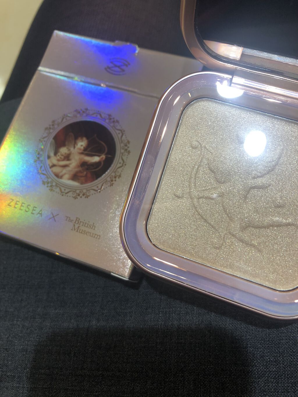 エンジェルキューピッドキスハイライター/ZEESEA/パウダーハイライトを使ったクチコミ（2枚目）
